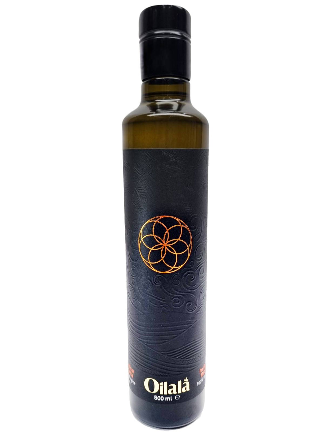 100% Italian Extra virgin Olive Oil Mono Variety Roggianella in 500 ml Dorica Bottle from the Italian Region of Calabria